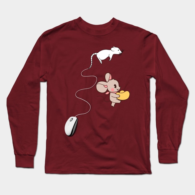 la souris Long Sleeve T-Shirt by medfrigo